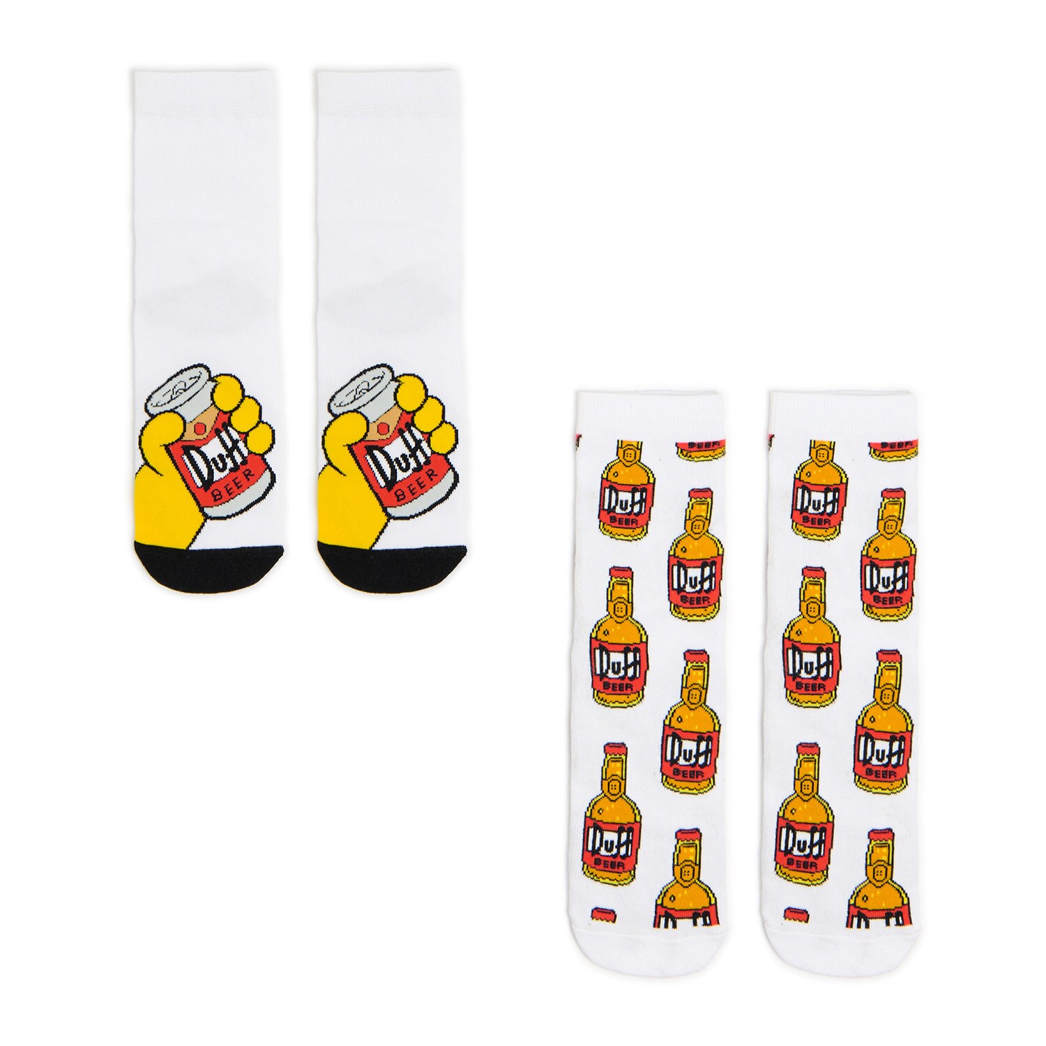 Pack de 2 pares de calcetines con motivos The Simpsons - Cropp - Modalova