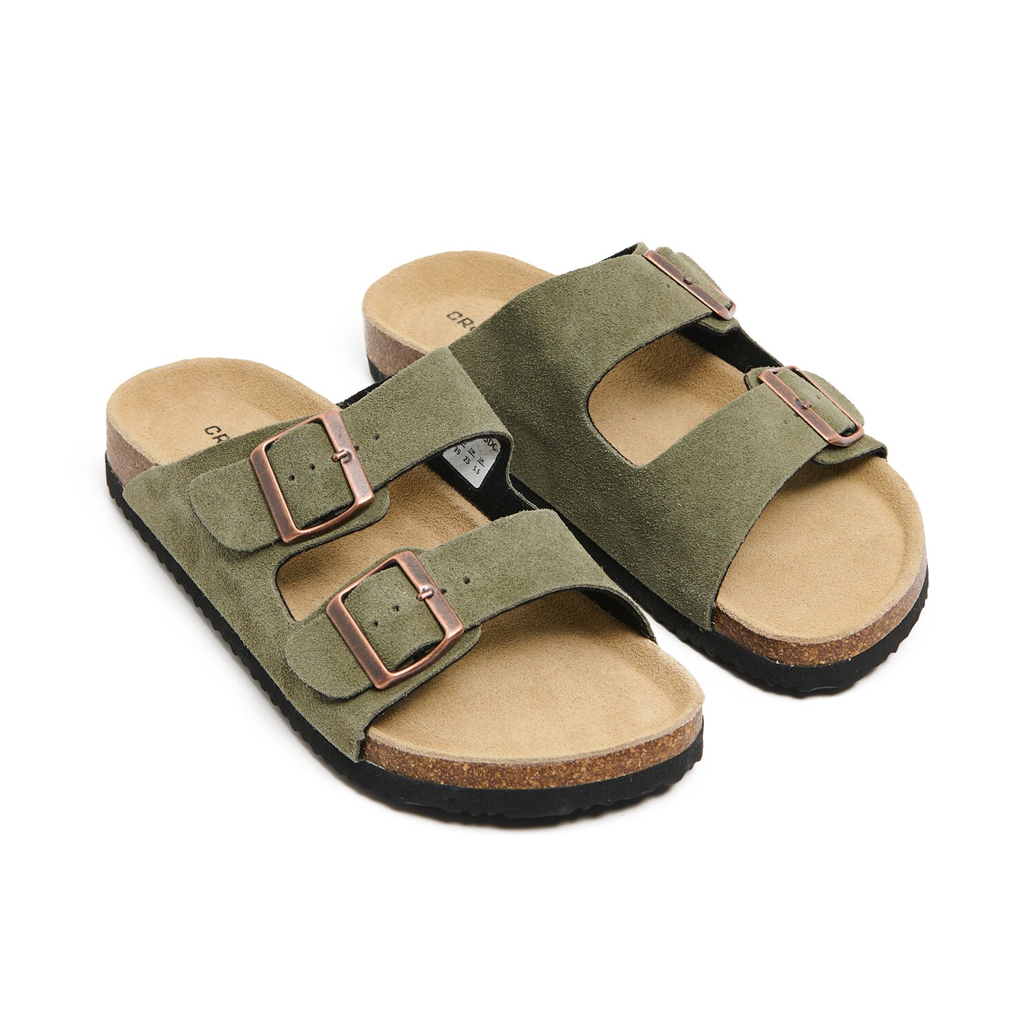 Cropp - Sandalias de piel - oliva - Cropp - Modalova