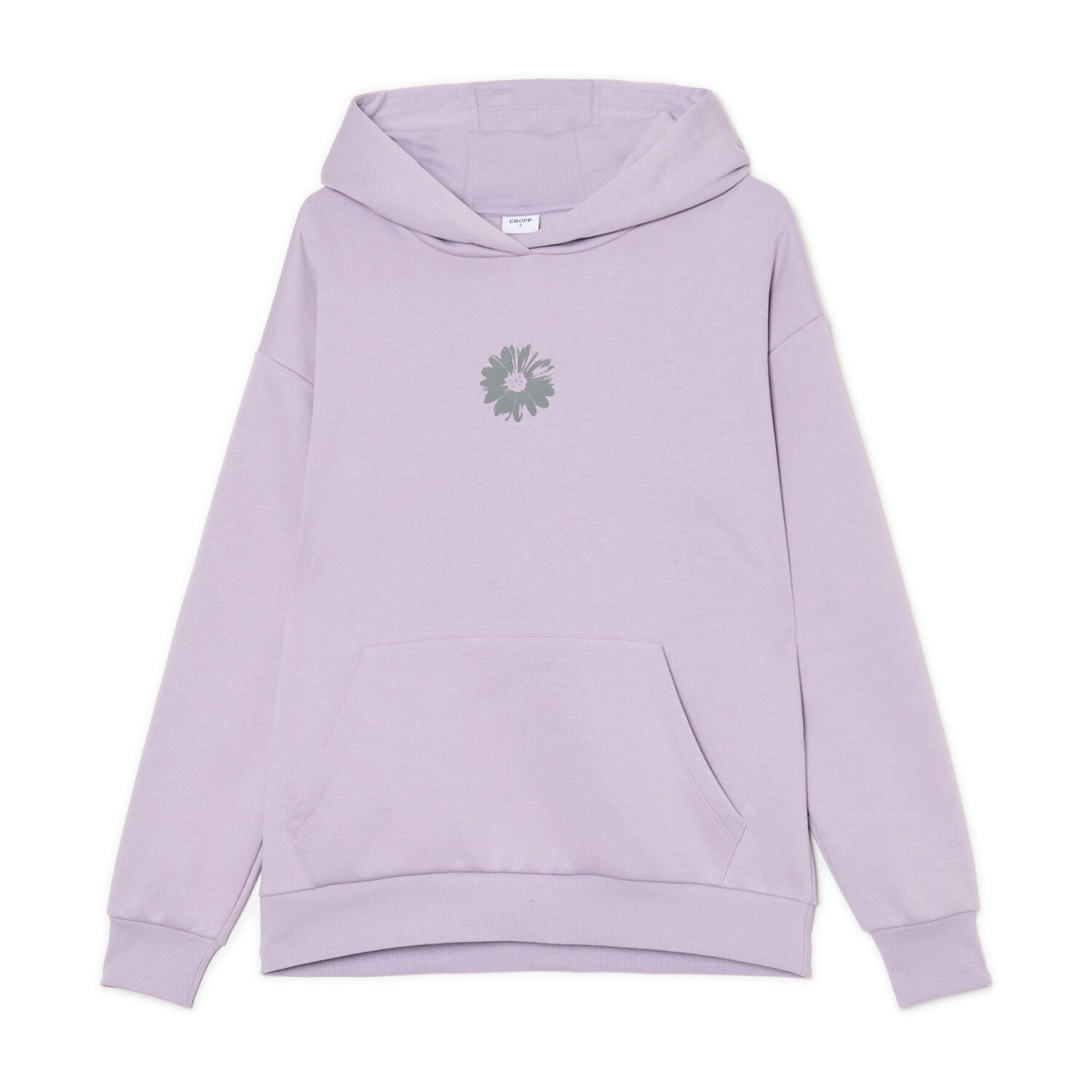 Cropp - Sudadera Con Capucha Y Estampado - Lavanda