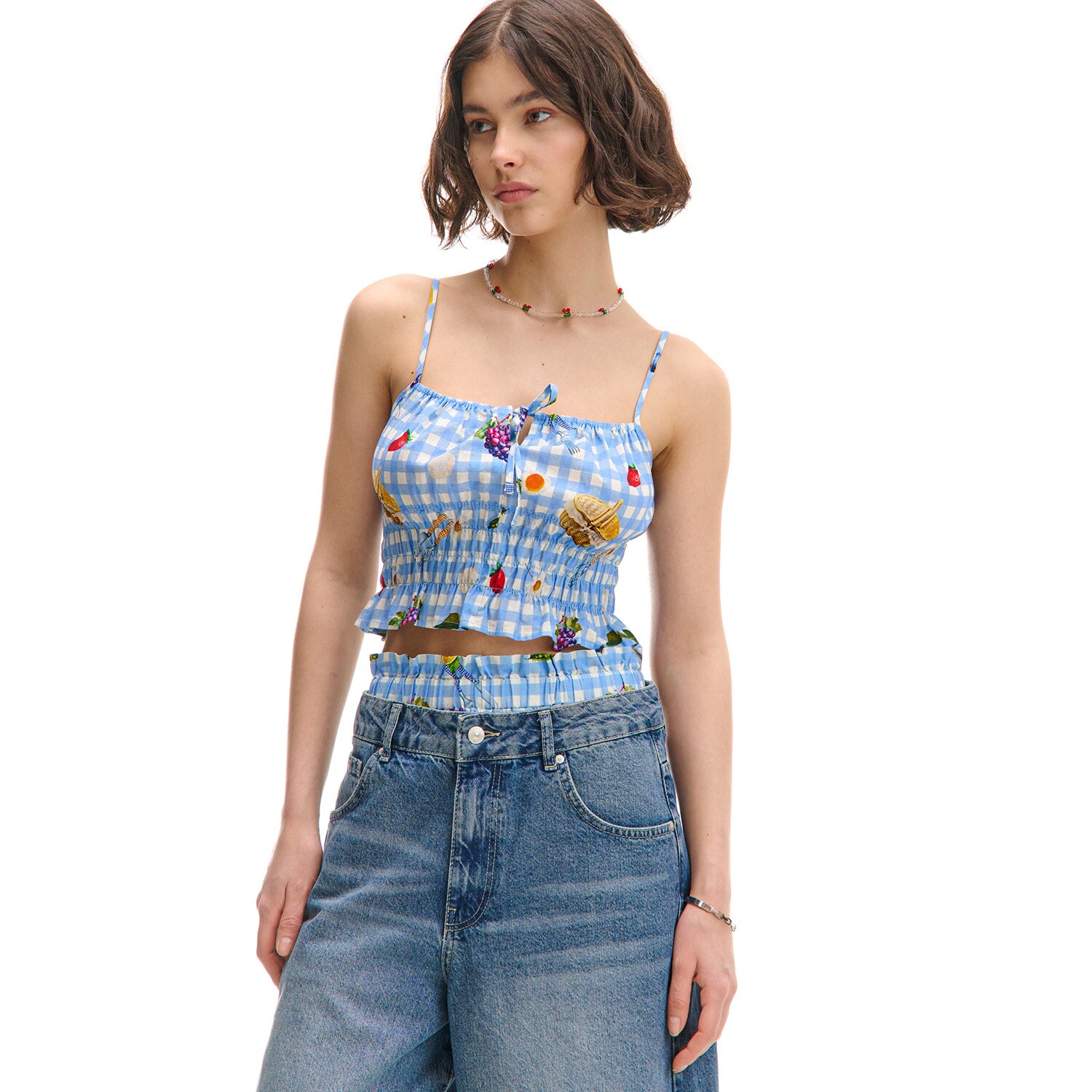 Top con spalline sottili - Cropp - Modalova