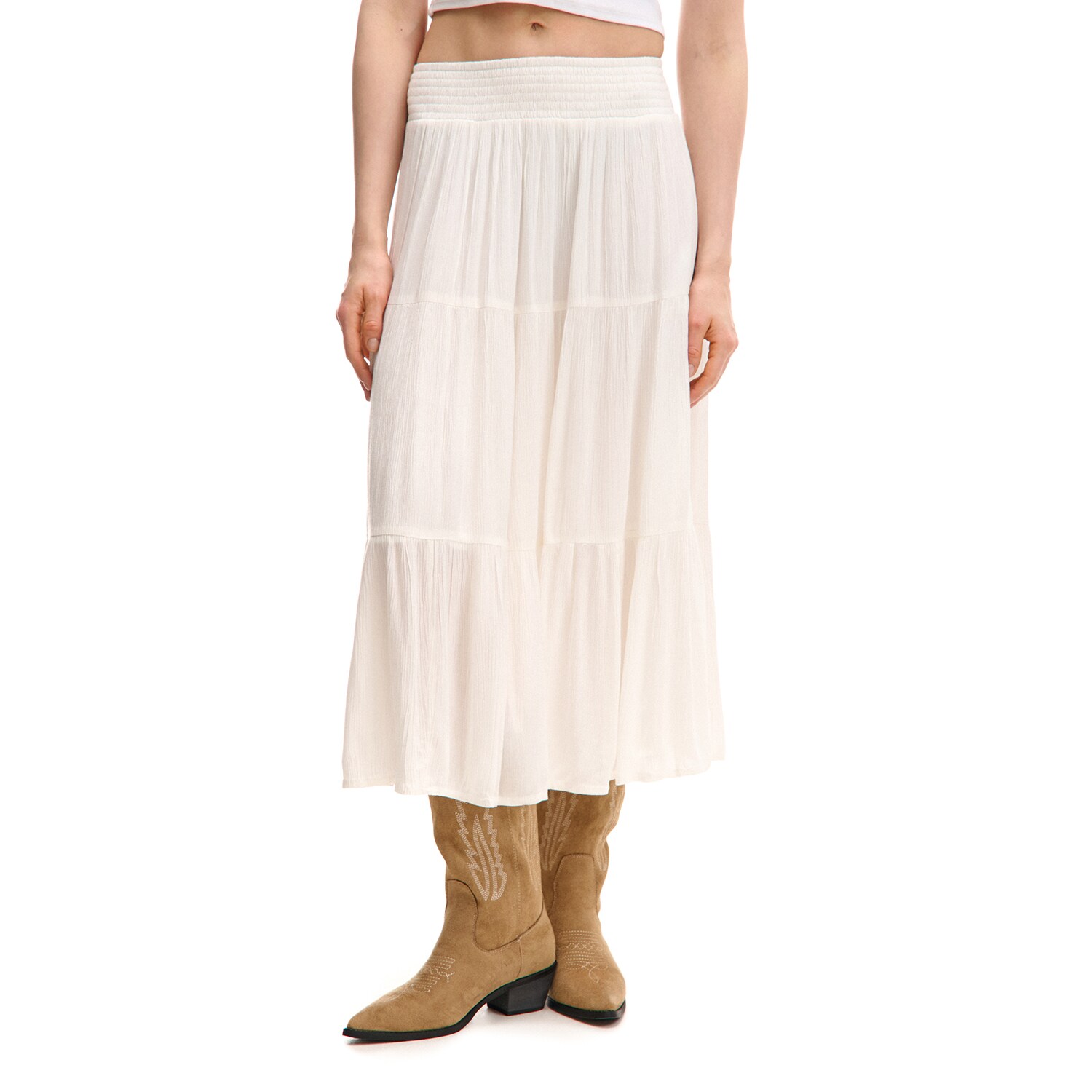 Cropp - Maxi skirt - Bianco - Cropp - Modalova