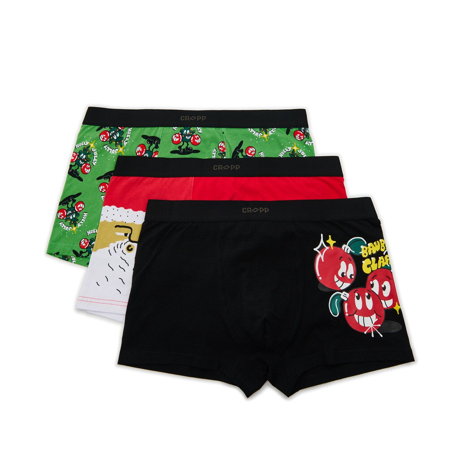 Cropp - Confezione Da 3 Boxer Di Natale - Rosso