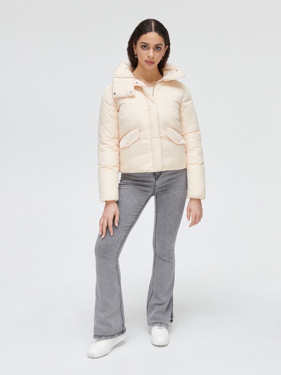 ladies cream jacket