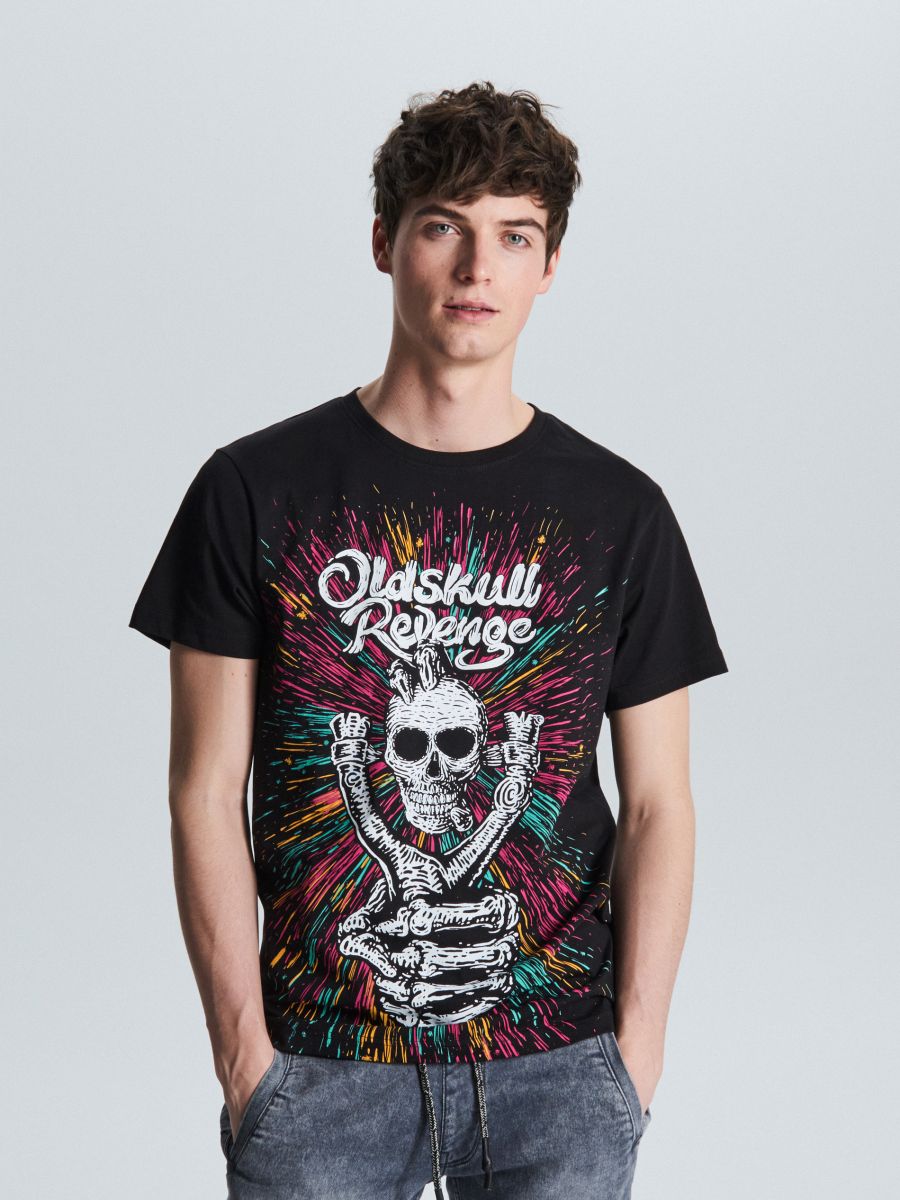 revenge skull tee