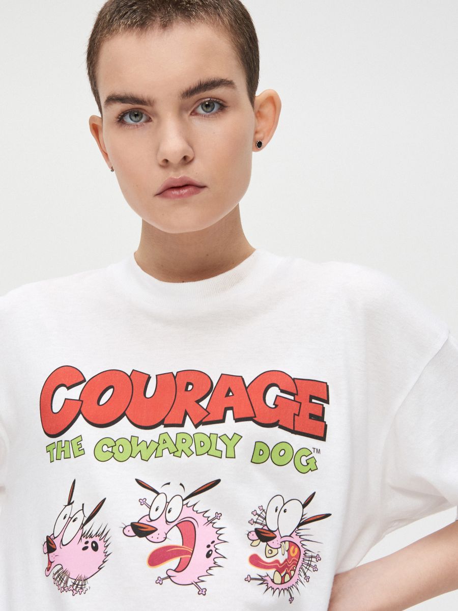 courage the cowardly dog t shirt