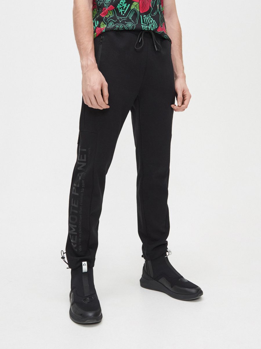 jogging pants black