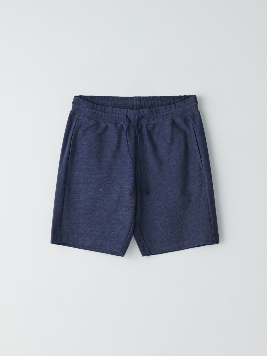 navy sweat shorts