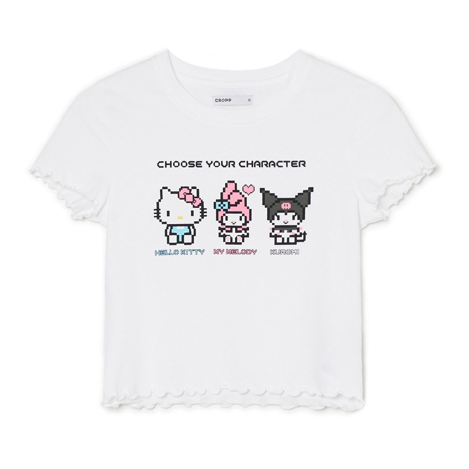 Cropp - Футболка з принтом Hello Kitty - білий