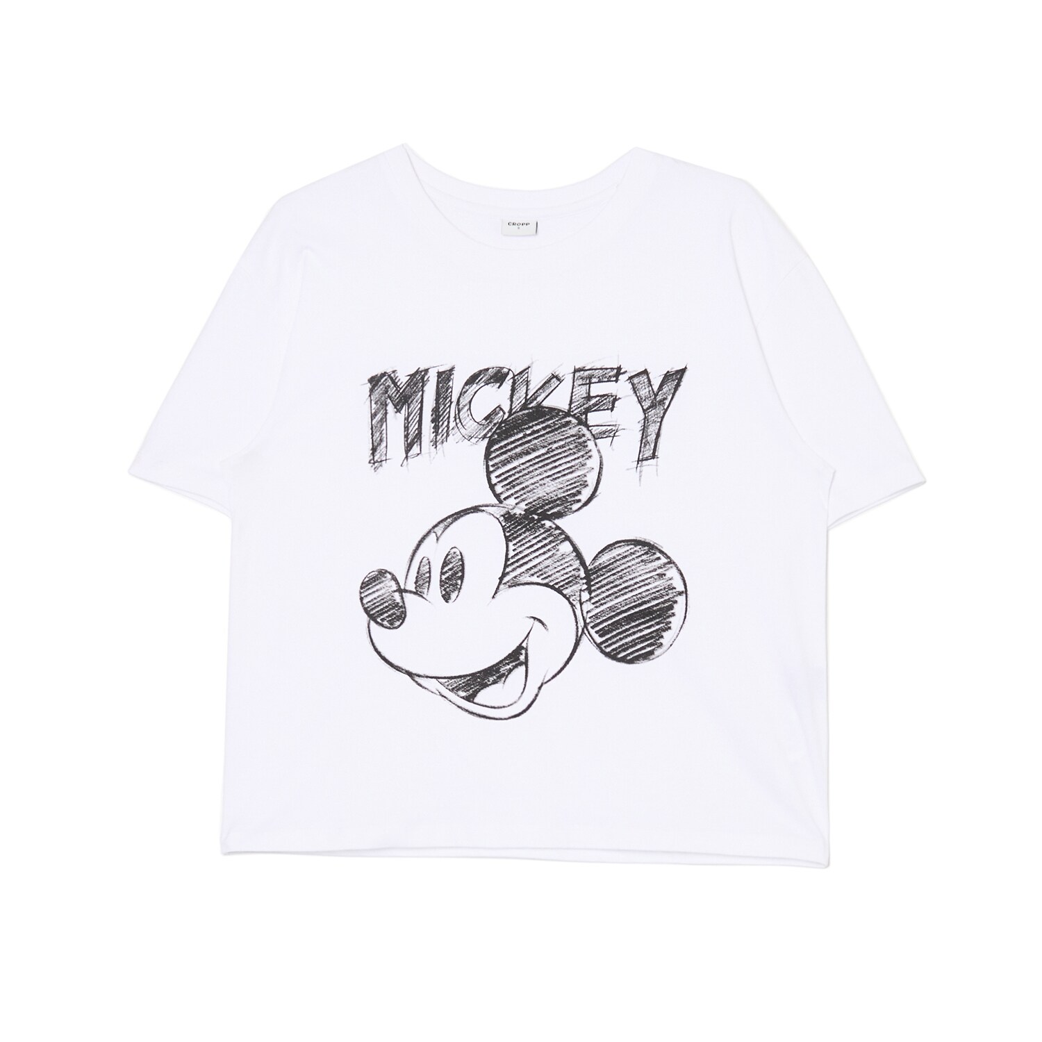 Cropp - Футболка з принтом Mickey Mouse - білий